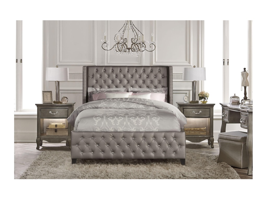 Hillsdale Upholstered Beds King Queen Bed Set with Rails ... Hillsdale Upholstered Beds King Queen Bed Set with Rails ...