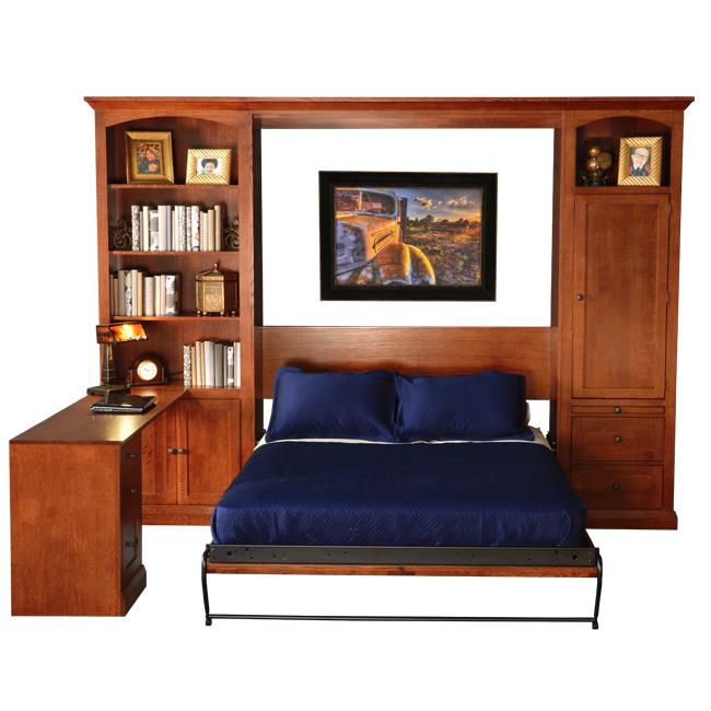 Desk Queen Bed Stuart David Wall Beds Queen Pasadena Wall Bed with Piers and Desk