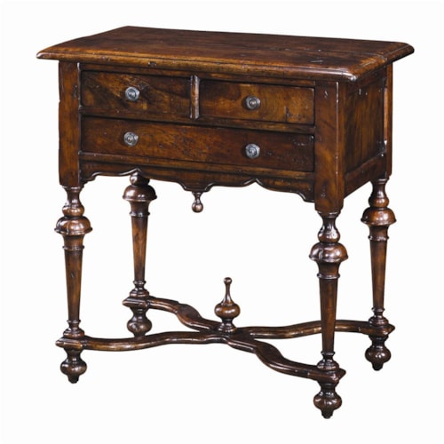 Theodore Alexander Tables 3 Drawer Rectangular Antique End