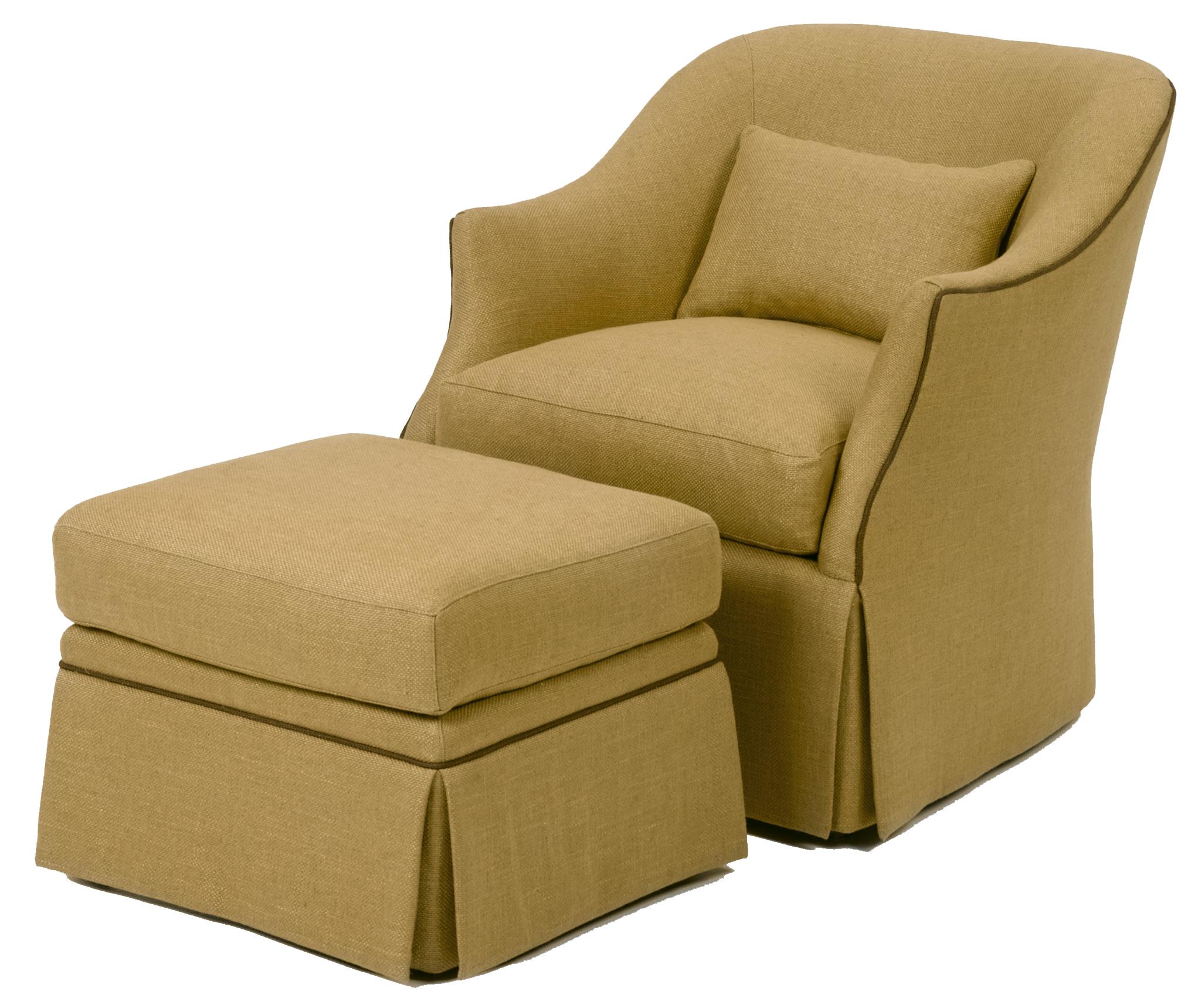 Wesley Hall Accent Chairs and Ottomans Upholstered Chair ...