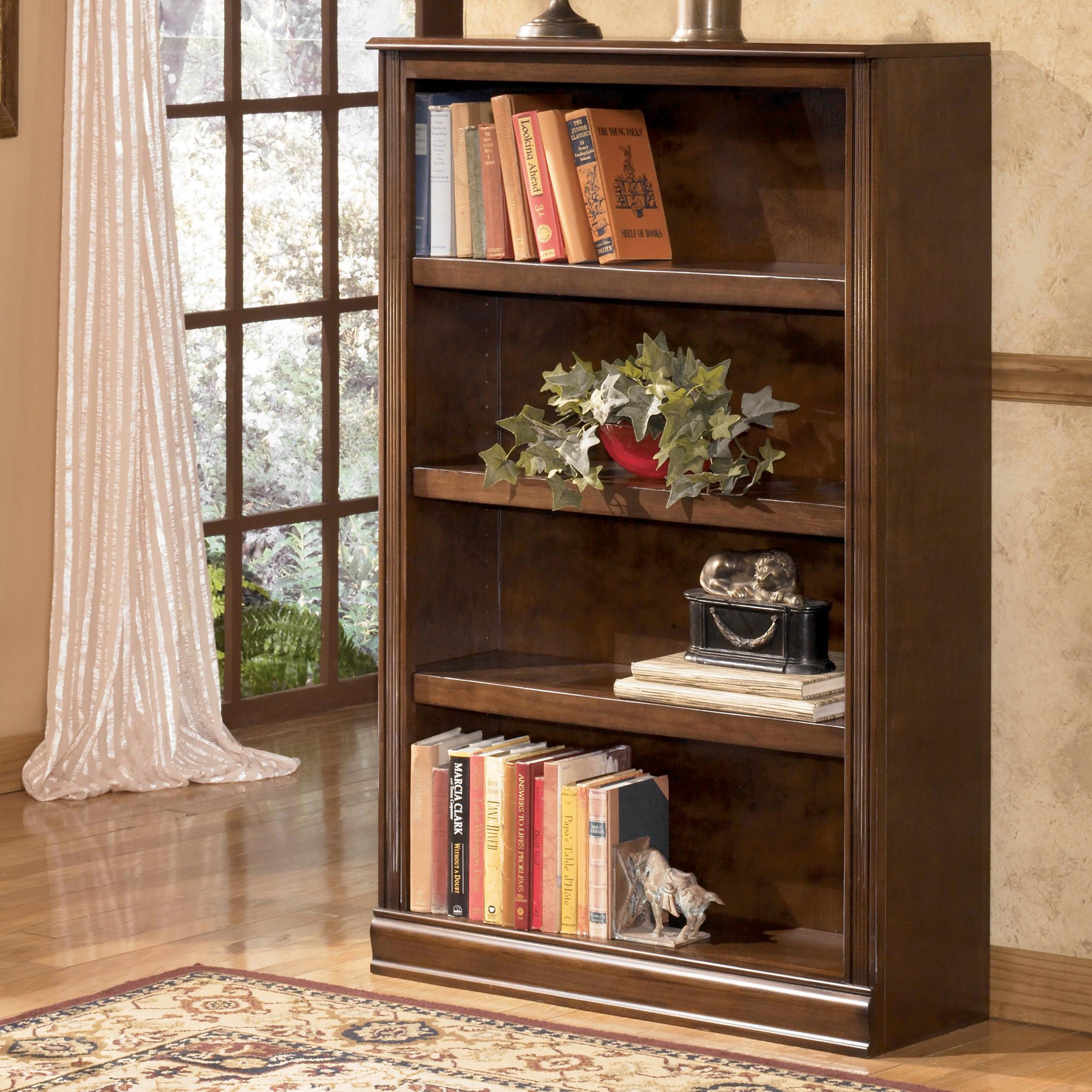 Signature Design by Ashley Hamlyn Medium Bookcase - Value City Furniture - Open Bookcases