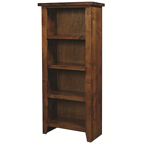 Aspenhome Alder Grove 4 Shelf Pier Bookcase - Wilson's Furniture - Open Bookcase Bellingham ...