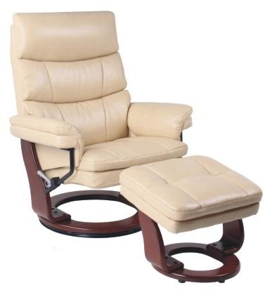 Benchmaster Classic Recliner with Adjustable Headrest and Matching