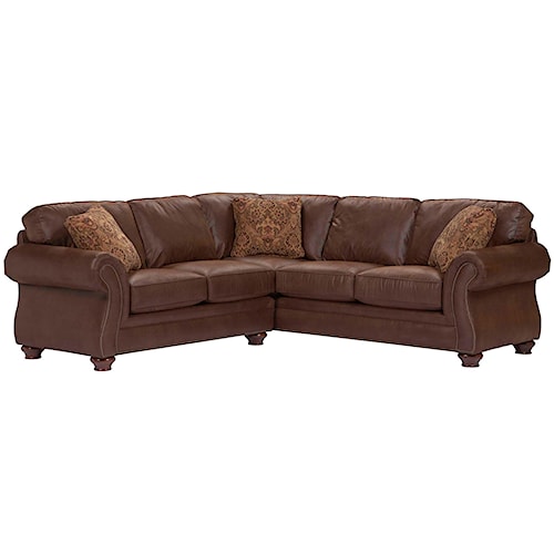 Broyhill Furniture Laramie 2 Piece Corner Sectional Sofa