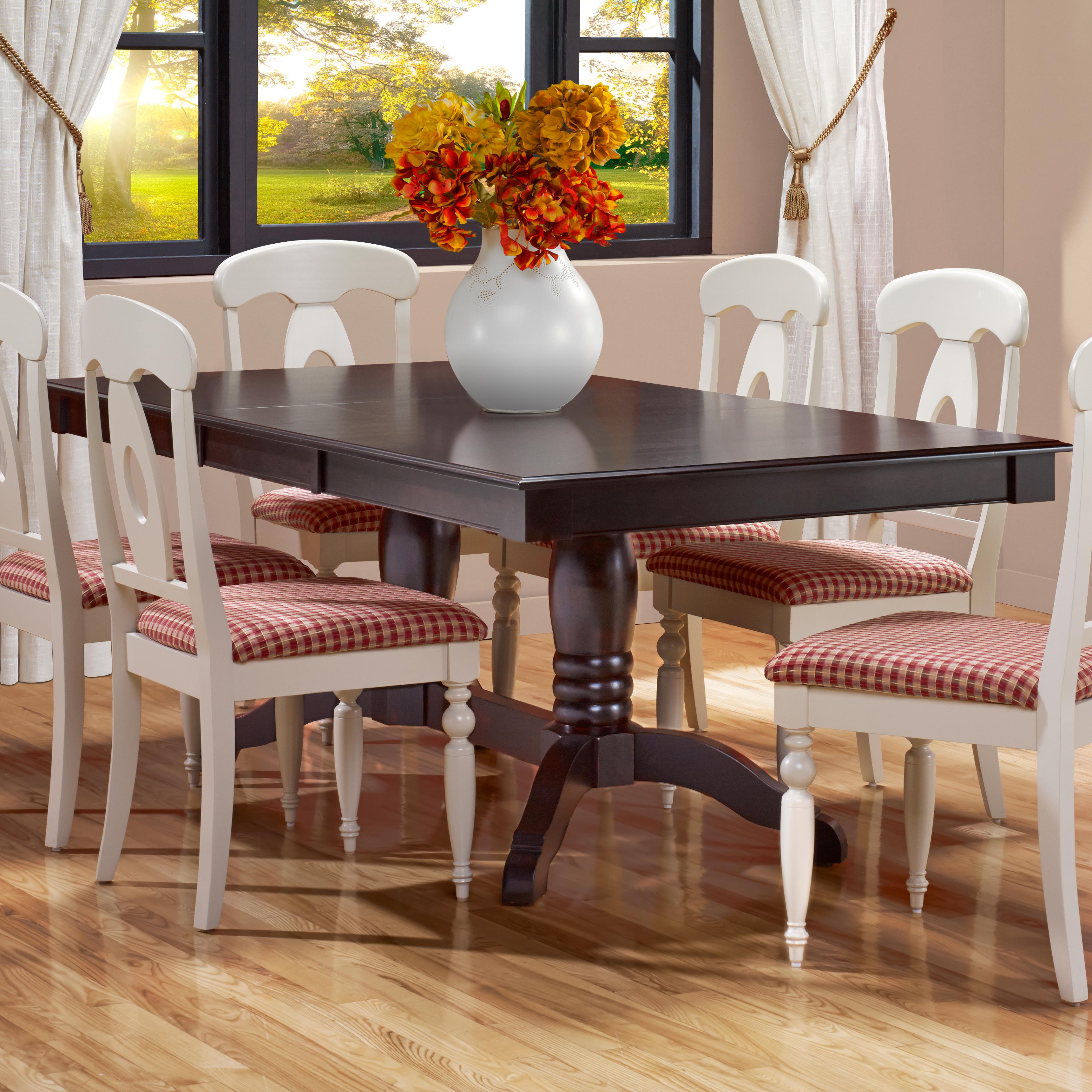 Canadel Gourmet Custom Dining Customizable Rectangular Table with