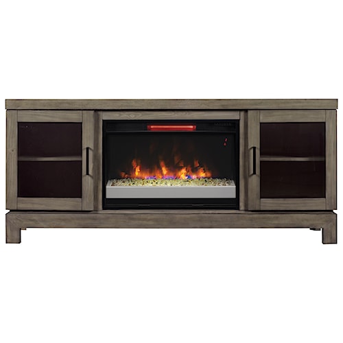 ClassicFlame Berkeley 63 5" Media Mantel w Electric