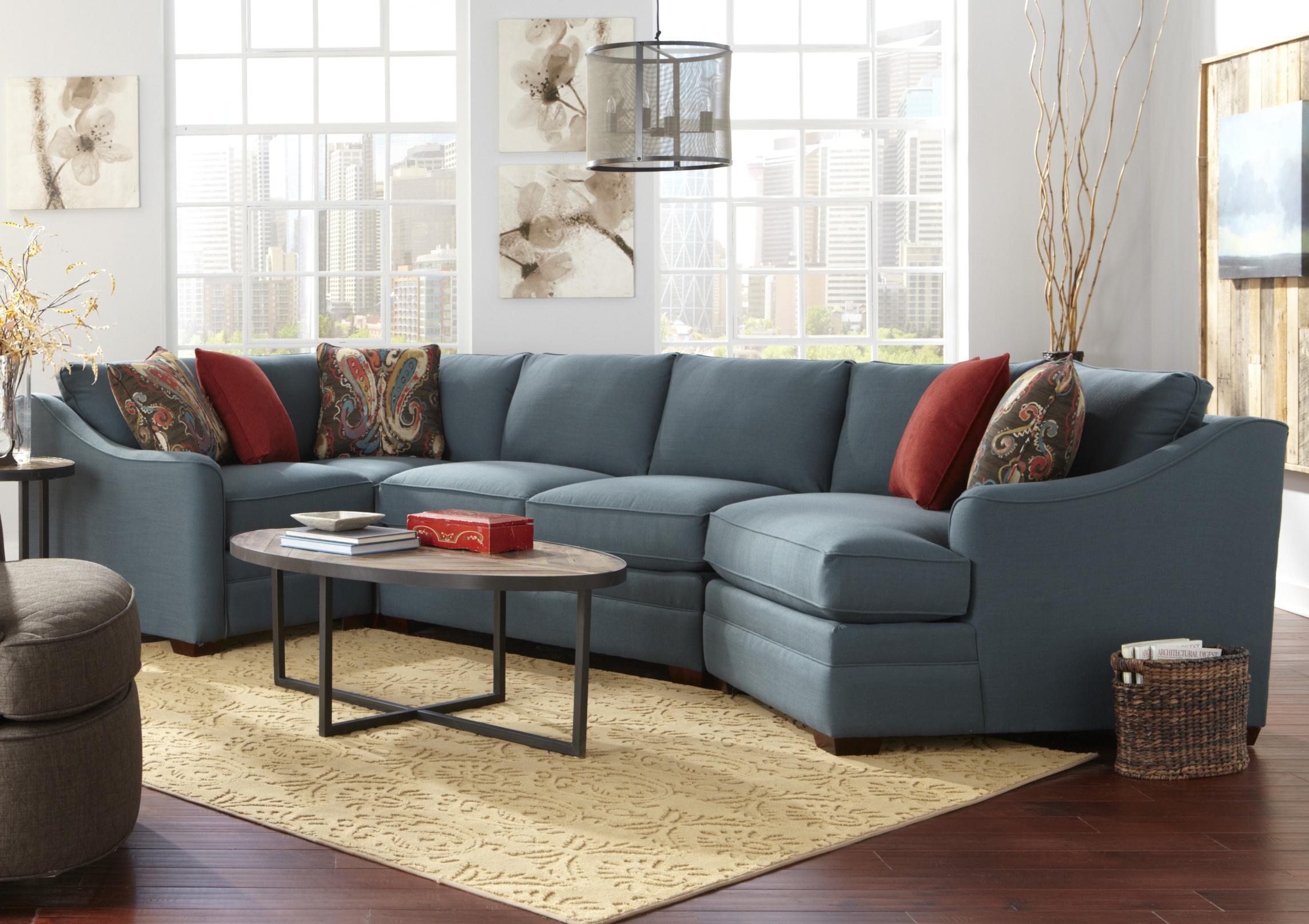 Craftmaster F9 Design Options Four Piece Customizable Sectional Sofa