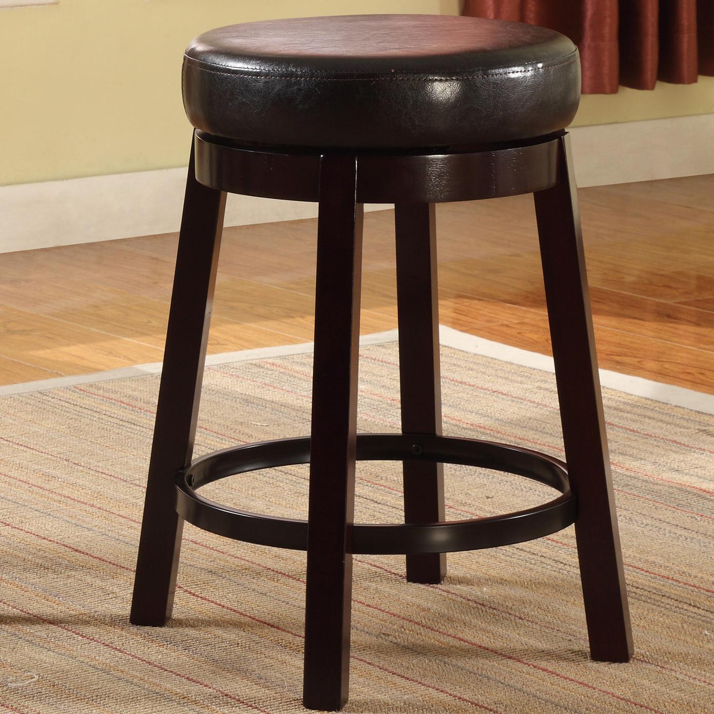 Crown Mark Bar Stools 2794S-24-ESP Low Swivel Stool | Del ...