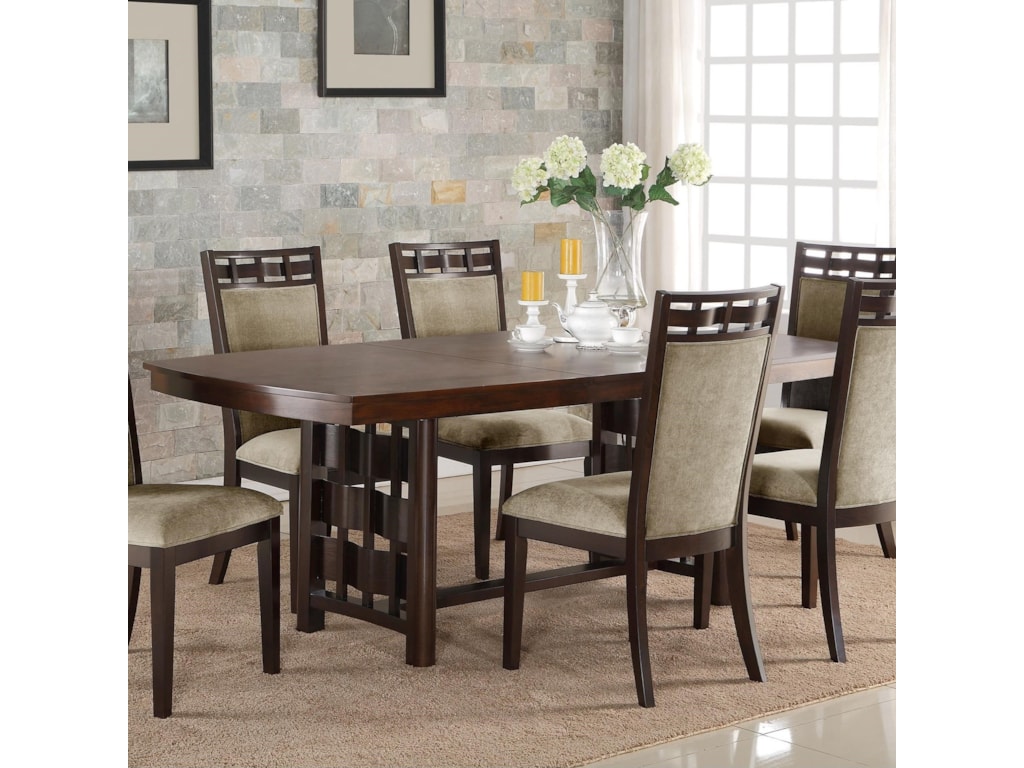 rown Mark Pryce ontemporary Dining able with 18 ^ rown Mark Pryce ontemporary Dining able with 18