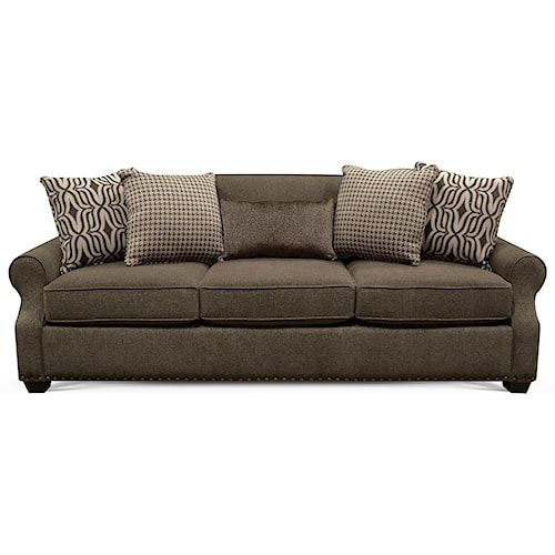 England Adele Sofa With Nailheads Dunk Bright