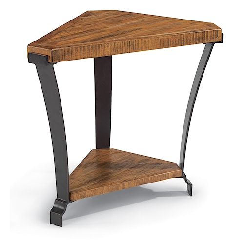 Flexsteel Kenwood Wedge Shaped Occasional Table Rotmans