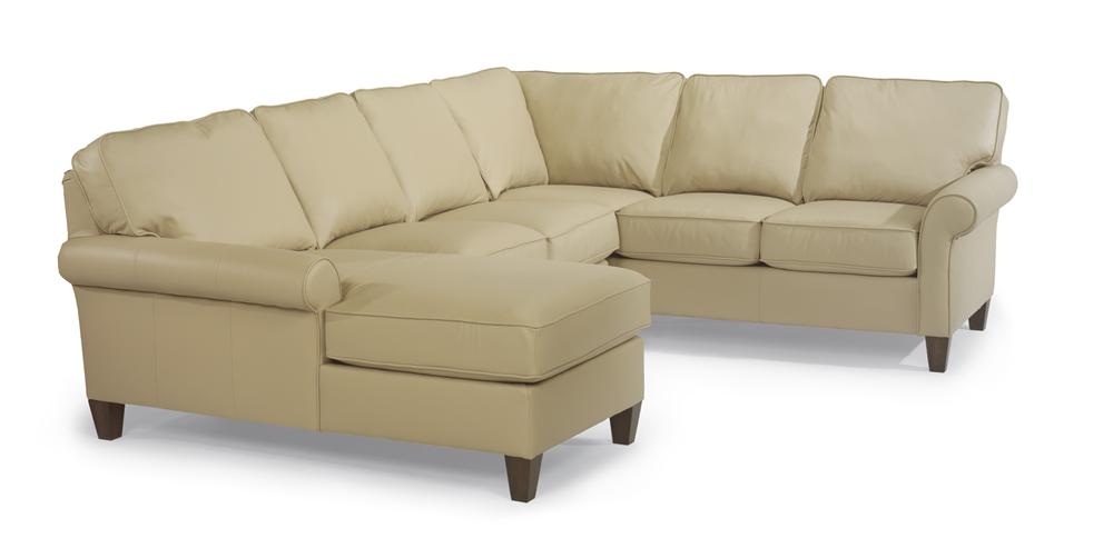 Flexsteel Westside Casual Style Sectional Leather Sofa Colder's