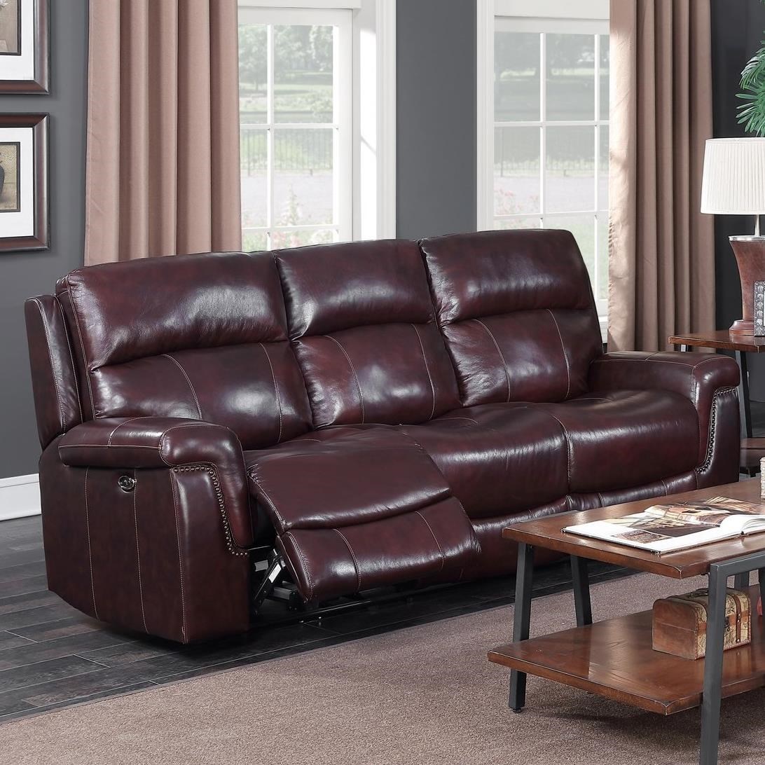 Happy Leather Company 1387A Power Sofa | Royal Furniture | Reclining Sofas Memphis, Jackson ...
