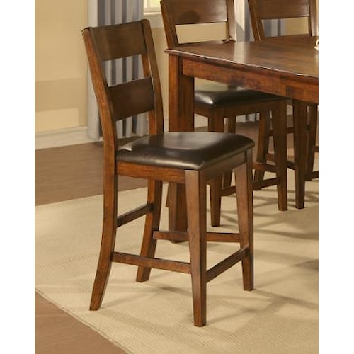 Room Furniture Bar Stool Holland House 1279 Counter Height Ladder Back ...