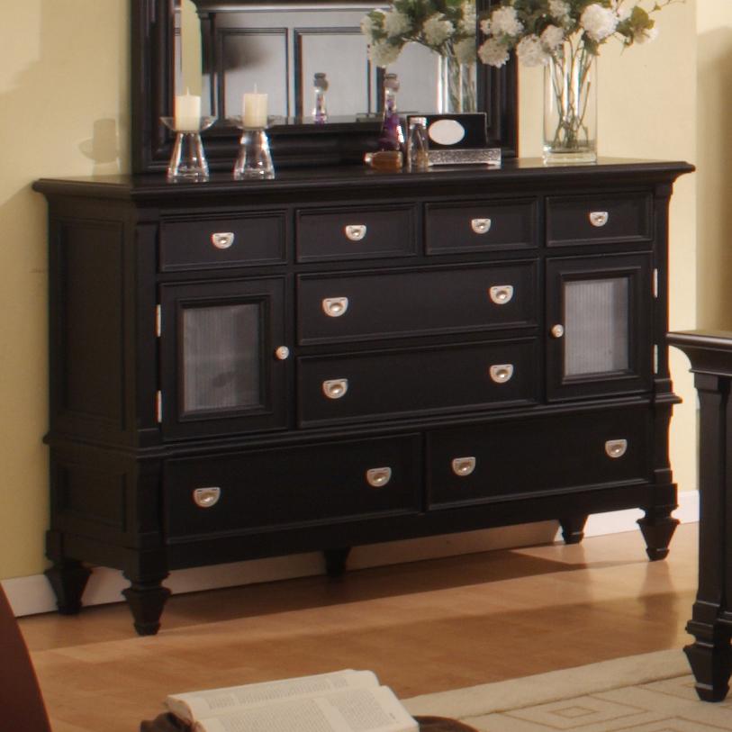 Surrey Solid Wood Door Dresser with Interchangeable Door Panels