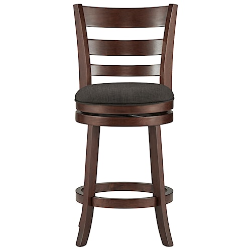 Homelegance Edmond 1144E 24DGL Counter Height Swivel Stool