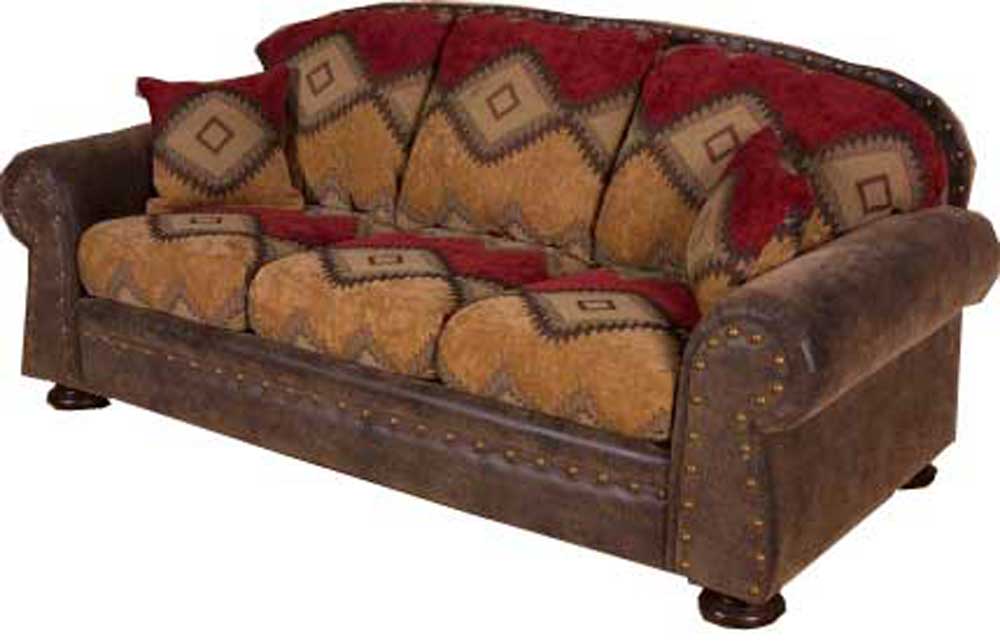 Intermountain Furniture Navajo Southwest Style Sofa - Boulevard Home