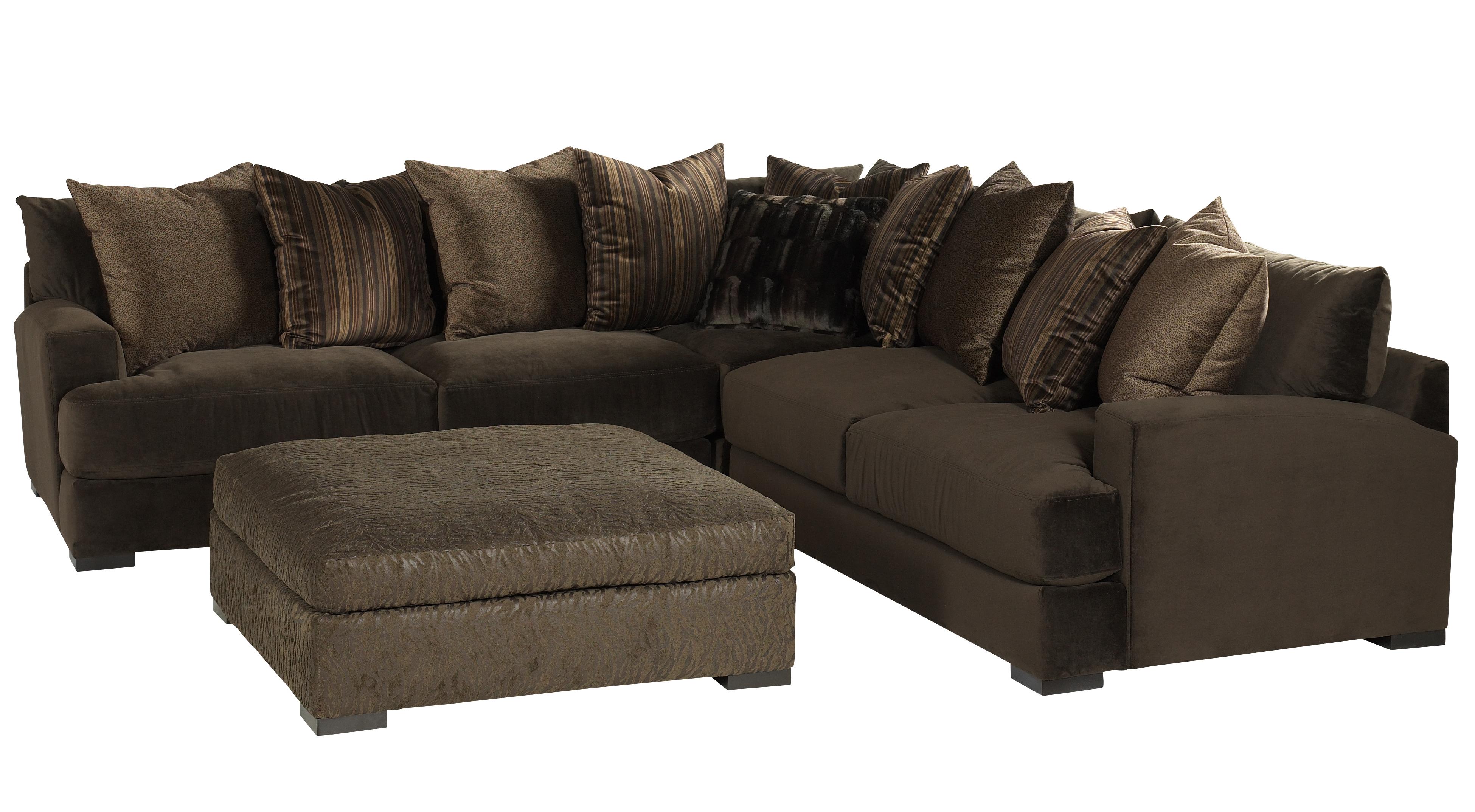 Jonathan Louis Carlin Contemporary Sofa Sectional Group with Loose Back Pillows Fashion