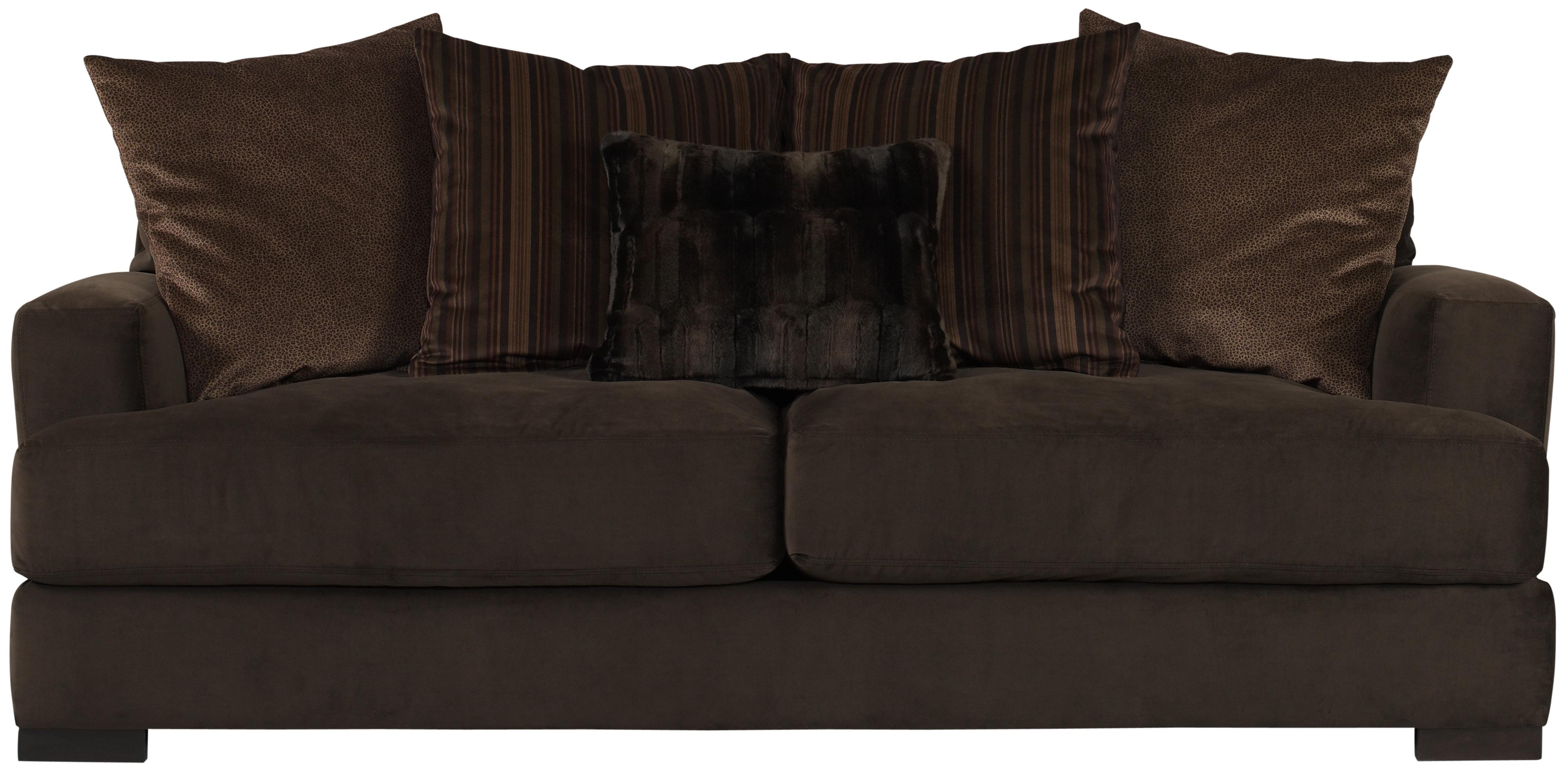 Jonathan Louis Carlin Sofa with Loose Back Pillows Fashion Furniture