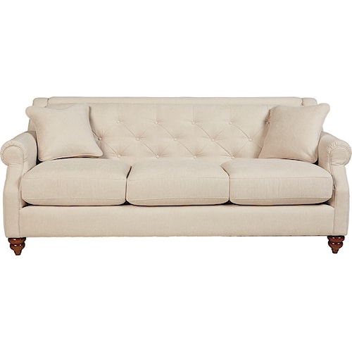 La Z Boy Aberdeen Traditional Sofa With Tufted Seatback