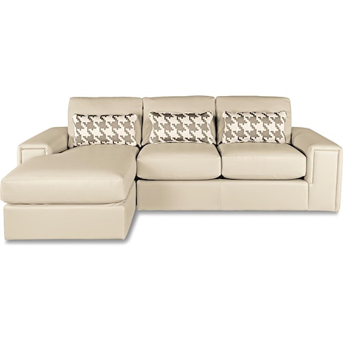 La Z Boy Structure 2 Pc Sectional Sofa W LAF Chaise
