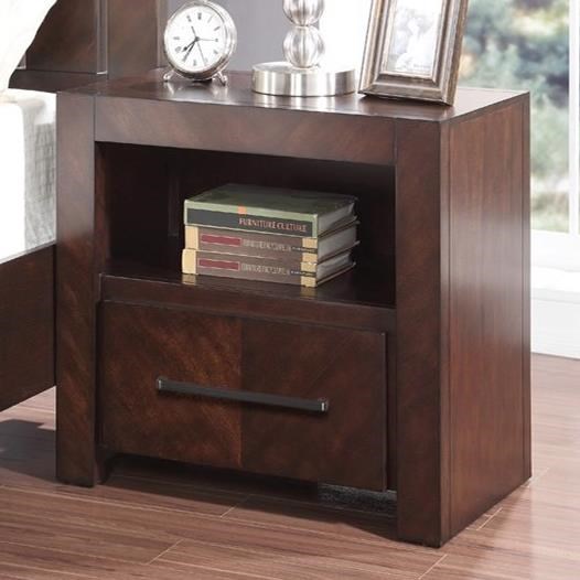 Legends Furniture City Lights Night Stand with USB Ports Wayside