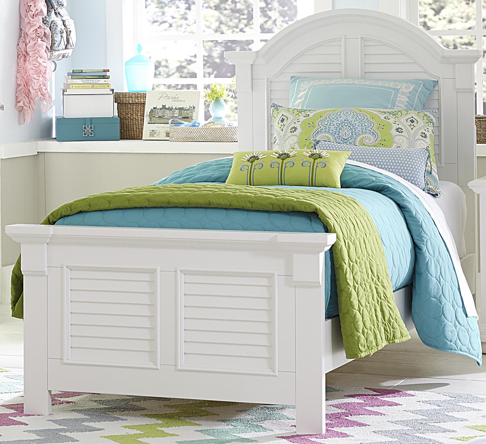 Liberty Furniture Summer House Twin Panel Bed with ...