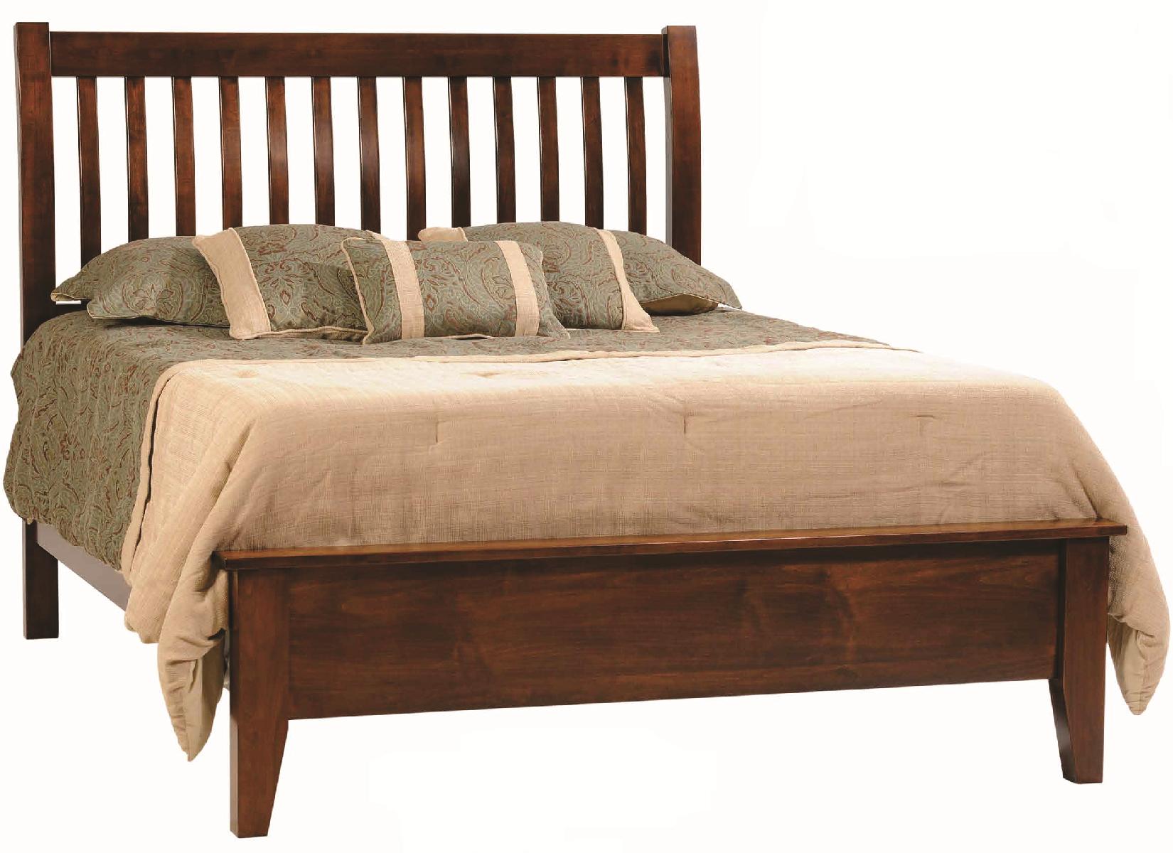 Rotmans Amish Huntington Shaker Queen ShakerStyle Solid Wood Bed with