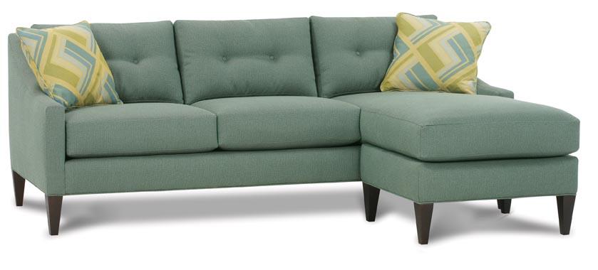 Rowe Wallace Stationary Sofa Sectional with Chaise Belfort Furniture