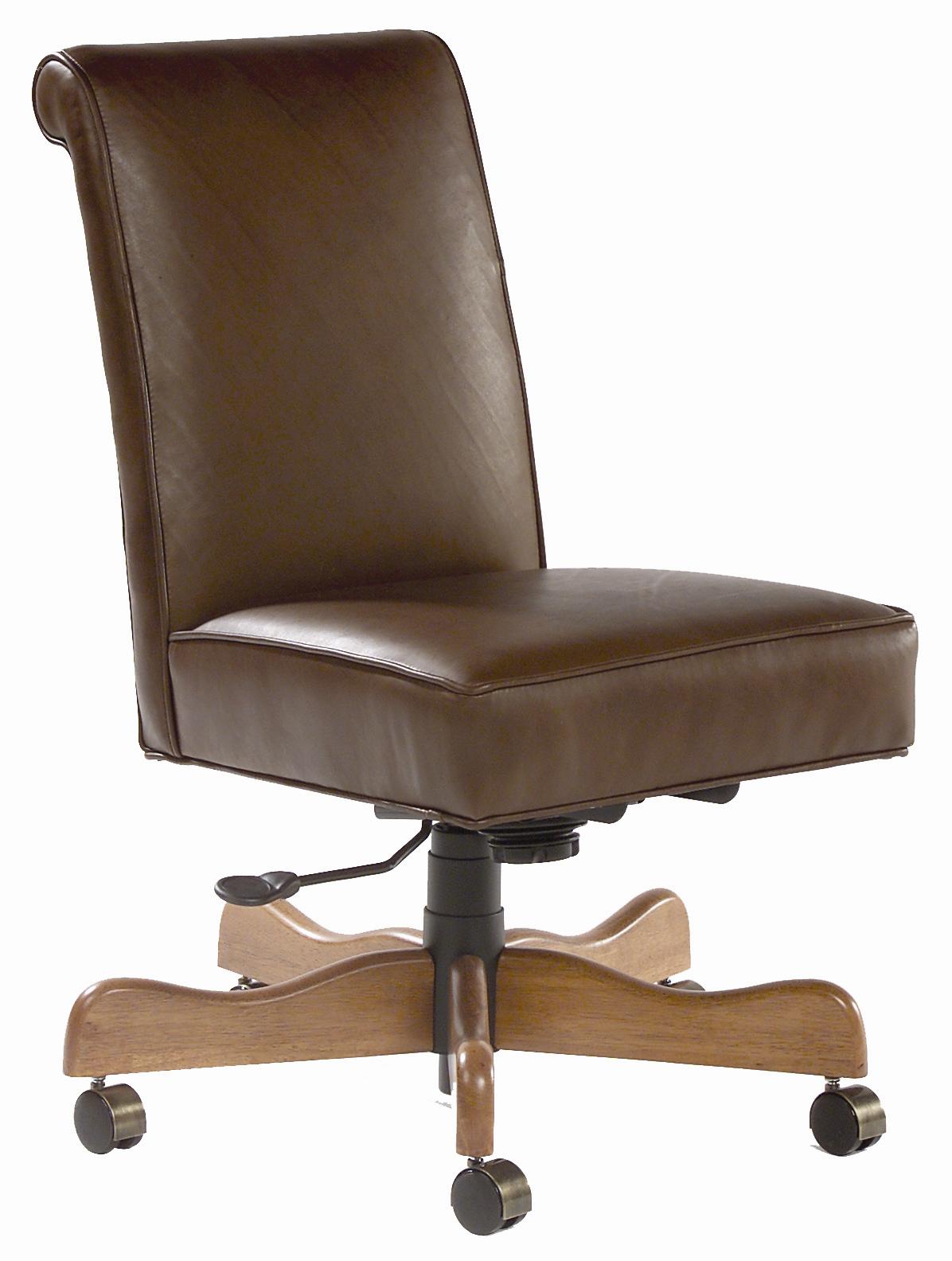 Sam Moore Walton Caster Office Chair Belfort Furniture Executive