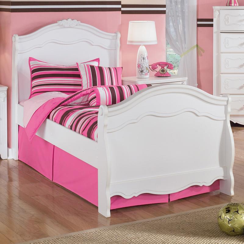 Signature Design by Ashley Exquisite Twin Sleigh Bed with French