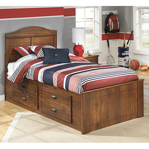 ... Low Profile Bed Signature Design by Ashley Barchan Twin Panel Bed with