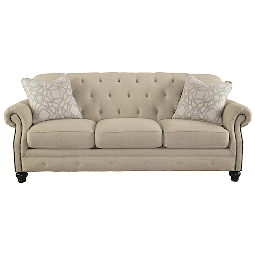 Ashley Signature Design Kieran Traditional Sofa with 