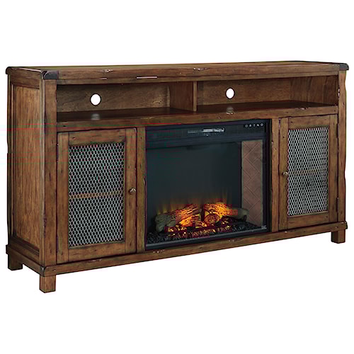 Signature Design by Ashley Furniture Tamonie Rustic Mango