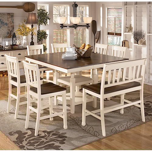 Signature Design By Ashley Whitesburg Dining Room Extension Table Signature Design By Ashley Whitesburg Dining Room Extension Table