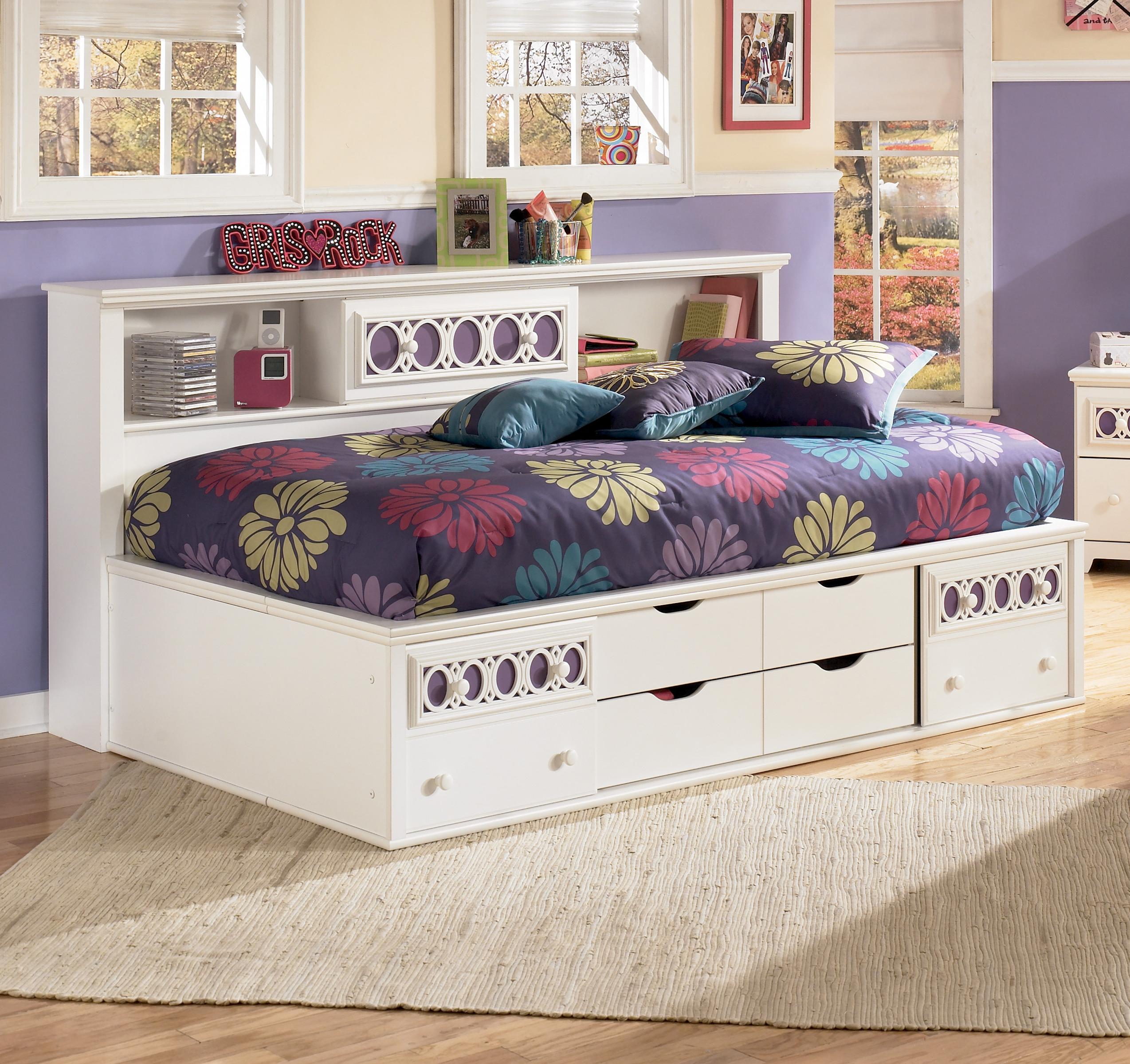 Signature Design by Ashley Zoey Twin Storage Daybed ...
