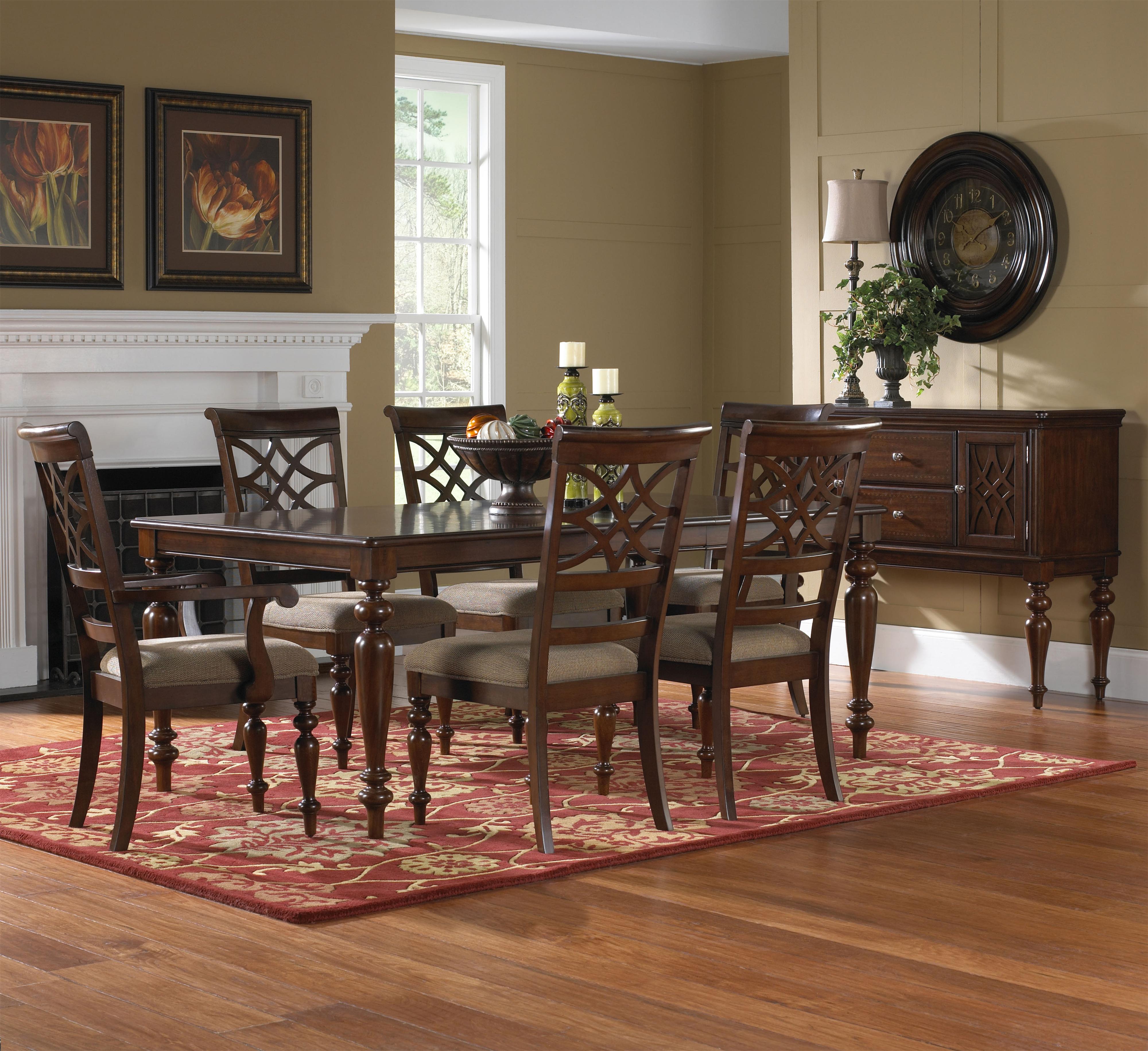 Standard Furniture Woodmont 7 Piece Rectangular Dining Table