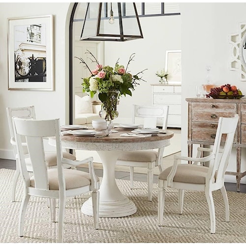 Stanley Furniture Juniper Dell 5 Piece Round Dining Table