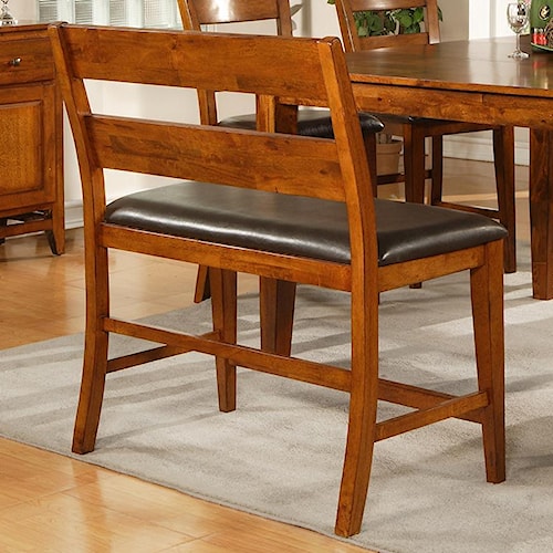 Home Bench - Dining Benches Steve Silver Mango Counter Height Bench
