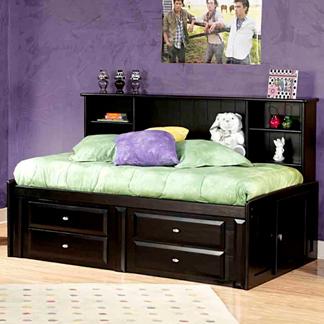 Trendwood Laguna Full Roomsaver Bed with Four Drawer Underdresser