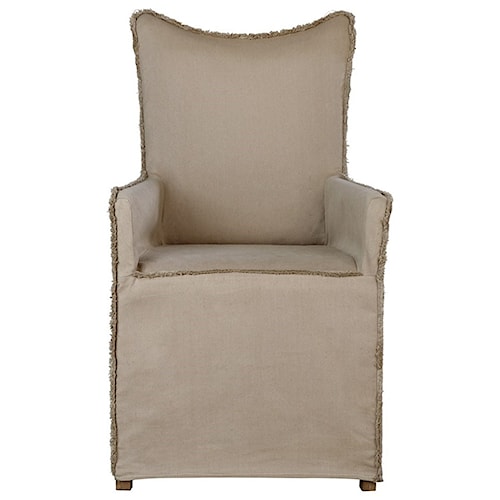 Furniture Accent Armchair with Slipcover - Great American Home Store ... Furniture Accent Armchair with Slipcover - Great American Home Store ...