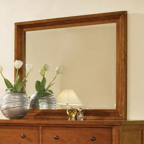 Classic Cognac Rectangular Dresser Mirror Rotmans Dresser Mirrors