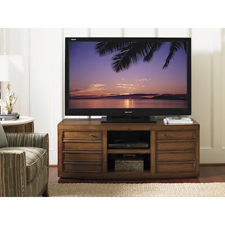 Plantation Bay TV Console with Two Doors