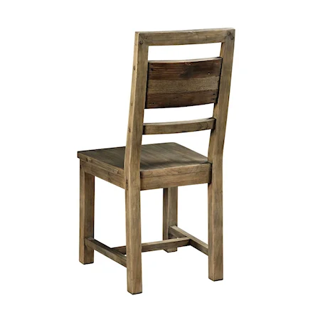 Farmhouse Desk Chair with Plank Back