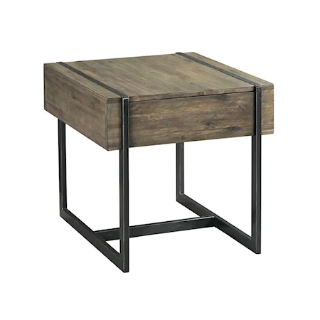 Rectangular Drawer End Table