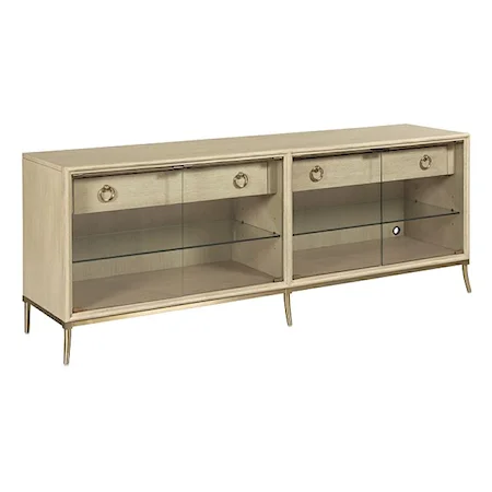 Corsica Entertainment Console with Adjustable Shelves