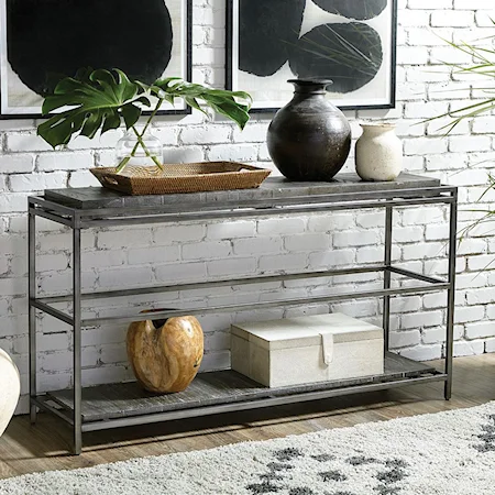 Sofa Table with Lower Shelf