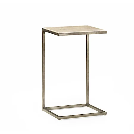 Rectangular Accent Table with Bronze Finish