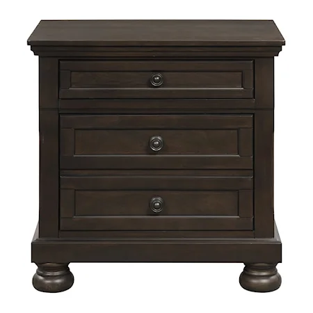 Night Stand with Hidden Drawer