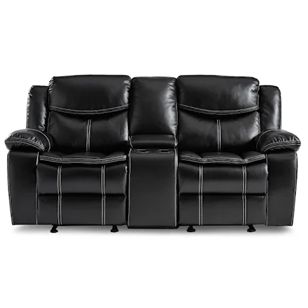 Double Glider Reclining Loveseat